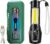 Wrrozz Led Flashlight Rechargeable USB Mini Torch Light, Ultra Brightest Small Flash Light Handheld Pocket Compact Portable Tiny Lamp with Side Lantern, High Powered Tactical Travel Flashlights 1 Pack