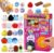 FUFUSQUISHY 30PCS Squishy Capsule Toys for Kids, Mini Vending Machine Toy Set, Soft Stress Relief Squishies Party Favors, Classroom Rewards & Birthday Gifts