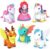 Tub Works® Fantasy Watertight Bath Toys, 6 Pack | Sealed, No Hole Bath Toys Design Keeps Moisture Out | Soft, Squeezable & Float on Water | Baby & Toddler Bathtub Toy | Unicorn Baby Girl Bathtub Toy
