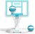 IGL Pool Basketball Hoop – Portable Swimming Pool Goal with 28/32/36/44 Inch Backboard, Water-Filled Base for Stability, Includes 2 Balls & Pump – Outdoor Summer Fun Game for Kids & Adults