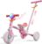 Ridego 5-in-1 Tricycle for Toddlers 1-3 Year Olds, Kids Balance Bike & Toddler Push Bike with Parent Handle, RGB Music Light, Tool-Free Assembly Birthday Gift for Boys Girls