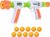 Kiddie Play Atomic Power Popper Gun Ball Shooter with Foam Balls for Kids
