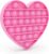 Fidget Toys for Girls & Toddlers, Pink Heart Alphabet Embossed Pop Bubble, Calming Sensory Toy for Educational Fine Motor Skills, Autism & ADHD Support. Valentines, Xmas, Birthday Classroom Party Gift