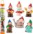 Safari Ltd. Gnome Family TOOB, 6 Mini Figurines, Garden Gnomes and Fairy Garden Accessories, Whimsical Fantasy Figures, Kids Toy Set and Collector Gift, Ages 3+