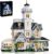 Magic House Building Set with LED Light, Owens House Blocks Toy, Creator Architecture Model Building Kit, Compatible with Lego Horror House, Home Office Decor Gift for Adults (1877PCS)
