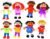 Fun Express Hand Puppets for Kids – 8 Multicultural Plush Puppets with Movable Mouths for Speech Therapy, Social Emotional Learning & Dramatic Play | 14 Inch Educational Toys for Classroom & Home Use