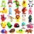 Baaxxango 24 Pcs Wind Up Toys Assorted Animals Bulk Flipping Walking Jumping Clockwork Toy,Wind Up Animal Party Favors Toy for Birthday Birthday Party Favors,Classroom Prizes,Treasure Box