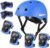 Adjustable Helmet for Ages 5-16 Kids Toddler Boys Girls Youth,Protective Gear with Elbow Knee Wrist Pads for Multi-Sports Skateboarding Bike Riding Scooter Inline skatings Longboard Roller Skate