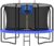 ACWARM HOME Trampoline Outdoor 8FT 10FT 12FT 14FT 15FT 16FT Trampoline with Basketball Hoop and LED Lights, Recreational Trampolines for Kids and Adults with Net and Ladder, ASTM Approved