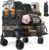 Double Decker Wagon Heavy Duty Collapsible, 600LBS 400L Capacity Foldable Utility Cart with Big Wheels for Beach, Outdoor, Camping & Gardening, Durable Steel Frame