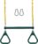Jungle Gym Kingdom Swing Sets for Backyard, Monkey Bars & Swingset Accessories – Set Includes 18″ Trapeze Swing Bar & 48″ Heavy Duty Chain with Locking Carabiners – Outdoor Play Equipment (Green)