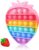 Bubble Fidget Sensory Toys,Cute Push Silicone Squeeze Toy for Autism Anxiety Stress Relief Small Strawberry Toddler Fidgets Party Travel Office Classroom Gifts for Kids Girl Boy Adults