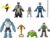 Fisher-Price Imaginext DC Super Friends with six 3-inch Action Figures and 4 Accessories Batman Bane Nightwing