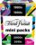 Hasbro Games Trivial Pursuit Mini Packs Multipack, Fun Trivia Questions for Adults and Teens Ages 16+, Includes 4 Game Featuring 4 Decades