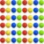 Sumind 48 Pieces Foam Balls Bulk Rounds Refill Balls Soft Foam Bullet Replacement Refill Pack for Blasters Guns for Kids Birthday Party Games Favors Gifts for Boys and Girls(Red, Blue, Green, Yellow)