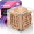 Fidget Puzzle Cube for Kids and Adults – 6-Sided Wooden Puzzle Game Fidget Toy for Anxiety Relief – Handheld Maze Cube for Travel – 3D Brain Teaser Magic Cube Fidget for Christmas Stocking Stuffers