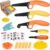 Cardboard Construction Kit – 401 PCS Kids Building Set with Safe Serrated Cutter, Crease Roller, Screws & Nuts, STEM Upcycled Tool for DIY Cardboard Projects, Engineering & Creativity