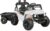 Best Choice Products Kids 12V Electric Ride On UTV Car and Trailer w/Parent Control, LED Lights, 2 Speeds, Bluetooth – White