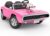 First Ride On 2 Seater Ride on Car for Kids, Licensed 1970 Dodge Charger R/T Kids Electric Vehicles w/Iconic Hood-Mounted Supercharger, 24V Ride on Toys w/Remote Control, LED Lights, Bluetooth (Pink)