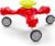 Simplay3 Boomerang Bike Ride-On Trike Toy for Ages 1.5-5, Accommodates Up to 3 Kids, Swivel Caster Wheels, 32″ x 32″ x 19.5″, Red