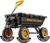 CAMMOO 10in NO-FLAT TIRES 900lb Heavy-Duty Garden Dump Cart DIY Expandable Capacity Over 4 Cu.Ft. Utility Wagon with Quick-Release Dumping & Prime Grade 100% Virgin Polypropylene-Not Recycled Material