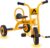 Preschool Kids Tricycle for Rider Age 3-5, Durable Metal Pedal Trike for Boys Girls, Big Kid Tricycle with Non-Slip Grip, Solid Rubber Tires -Outdoor Playschool Daycare Playground Equipment
