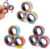Cevioce 9Pcs Magnetic Rings Fidget Toys Adults Teens Boys ADHD Anxiety Magnetic Fidgets for Kids Fidget Spinner Rings for Relief Gifts for Kids 8+ Year Old Easter Basket Stuffers