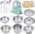 Play Pots and Pans Toys for Kids – Kitchen Playset Pretend Cookware Mini Stainless Steel Cooking Utensils Development Toys for Toddlers & Children Ages 3 Years and up