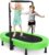 ANCHEER 56″ Double Mini Trampoline for Kids, Mini Rebounder with 5-Level Adjustable Handle, Parent-Child Trampoline for Kids, Max Load 220lbs, Fun for Indoor/Outdoor