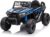 TOBBI 12V Kids Ride On Car Toy, Toddlers Electric Off-Road Truck, Battery-Powered 4 Wheels Vehicle to Drive with 25W Dual Motors/Safety Belt/Horn/Music & LED for Chirdren Aged 3-6 Years-Blue | 12V, Electric, Off-Road, Double Open Doors, Safety Belt
