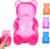 Gummy Bear Squishy, Stress Bear Taba Squishy, Taba Squishy Toys for Kids, Stress Balls Valentines Day Gifts Birthday Gifts Party Favors-Rosy