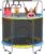 Kids’ Trampoline, 60″ Indoor & Outdoor Toddler Trampoline with Adjustable Gymnastics Bar & Basketball Hoop, Ideal Toy Gift for Boys & Girls