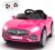 Licensed Mercedes-Benz CLS 350 12V Ride On Car Truck for Kids, Ride on Toys for Toddlers w/Parent Control, Spring Suspension, Power Wheels for Girls w/Bluetooth, Music, LED Lights (Pink)