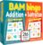 THE BAMBINO TREE Addition and Subtraction Facts Bingo Game – 1st 2nd & 3rd Grade Educational Math Learning for Classroom & Homeschool