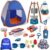 Meland Kids Camping Set with Tent – Camping Gear Toy with Pretend Play Outdoor Toy for Toddlers Birthday Gift