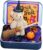 Halloween Bear in a Box for Trick or Treat, Witch Teddy Bear in Box, with Witch Wizard Blanket Broom Cape Pumpkin & Cat,They are the Perfect, Fun mini Halloween Party Toys for Boys and Girls. (Khaki)
