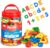 JoyCat 78 Pieces Magnetic Letters Numbers Alphabet Fridge Magnets ABC 123 Preschool Educational Learning Plastic Colorful Toy Set Uppercase Lowercase Math Symbols for Toddlers Kids 3+