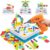 STEM Drill & Build Kit for Kids Ages 3-8 | Electric Toy Drill with 193+ Pieces (Screws, Nuts, Rainbow Fasteners) | Creative Design Construction Toys for Boys Girls | Gift for Birthdays, Christmas