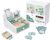 Wooden Cash Register Toy, Cash Register Toy Set with Scanner, Play Money & Shopping Cards, Kids Cashier Role Play , Educational for Learning Math Skills