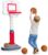 Fisher-Price™ Grow-to-Pro Basketball Hoop for Toddlers & Kids – Adjustable Height Indoor/Outdoor Play Set with Ball, 18 Months – 5 Year