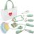 Liberry Doctor Kit for Toddlers 3-5 Years Old, 18-Piece Doctor Bag Pretend Play Toys, Durable Medical Kit with Toy Stethoscope, Green Birthday Gift for Kids