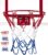 Mini Basketball Net Replacement 8 Loop [2 Pack], Vibrant Color, for Indoor Door/Room Walls 8″-10.25″ Hoop
