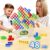 Ziogogco 48 Pcs Game Gifts, Balance Stacking Blocks Game，Perfect for Family, Parties, Travel,Boys Girls Gifts，Novelty Toy Gift for Kids or Friends