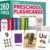 QUOKKA 260 Flash Cards for Kids Ages 3-5 with Realistic Images – Pre K Flash Cards Age 4-5 for Toddlers & Preschool, Alphabet, Numbers, Shapes, etc with 30 Learning Activities Color-Coded for Sorting