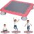 Kids Rebounder Bouncing Board, Mini Trampoline for Kids, 25 in Sensory Bouncing Board with Non-Slip Base, Rebound Jumping Board for Indoor Outdoor Play Autism Sensory Development Ideal Gift