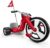Radio Flyer Big Flyer Sport, for Kids 3-7, Chopper-Style Tricycle with 16-Inch Front Wheel, Adjustable Seat, Chrome Handlebars, Removable Racing Pennant, Performance Grip Tread, Tricycle for Kids