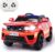 TOBBI Fire Truck Ride on Car 12V Electric Firetruck Battery Powered Vehicles for Kids to Drive with Remote Control, Bluetooth, Siren-Call, Walkie-Talkies for Toddlers Ages 1-8 Years, Red