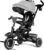 Kids Tricycle, 8 in 1 Foldable Trike with Adjustable Push Handle&Canopy, 360° Swivel Seat, 5-Point Harness, Rear Storage, Cup Holder, One-Step Brake, Tricycle for Toddlers 1-3 (Gray)