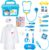 Liberry Doctor Kit for Toddlers 3 4 5 Years Old, Kids Doctor Play Set for Girls Boys Toy, Pretend Play Medical Kit with Stethoscope & Costume for Birthday Gift Blue