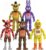 Action Figures Set, 5.5 Inch Movable Joint Toys, Horror Style Collectible Figures, Poseable Doll Set for Display, Cake Toppers, Gifts & Desk Decor